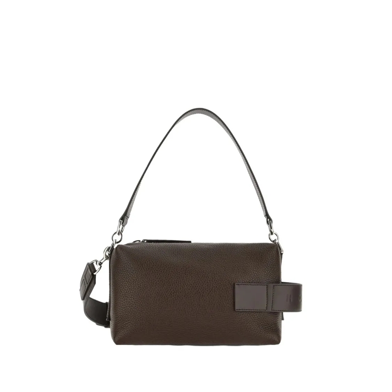 Hogan Schultertasche Script Piccolo Compact Shoulder Bag Brown