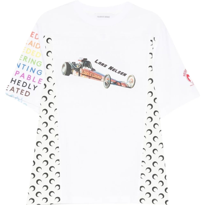 Marine Serre T-Shirt T-Shirts And Polos White weiß