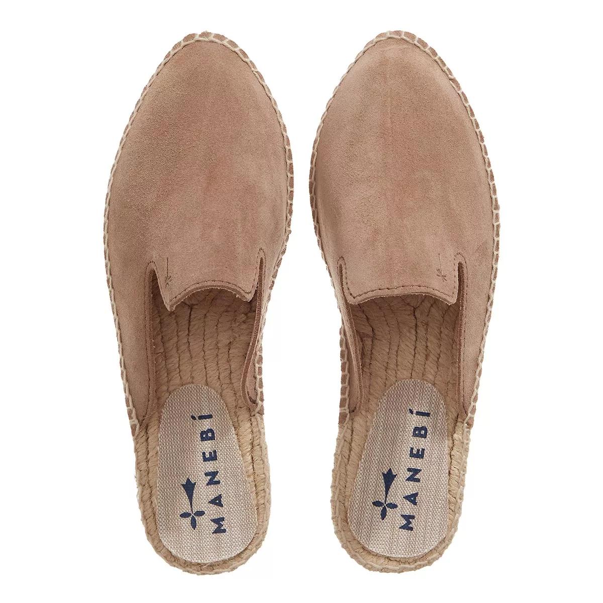 manebi espadrilles, mules en taupe - pour dames