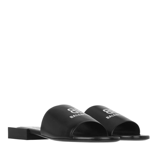 Balenciaga Box Sandals Black Slip-in skor