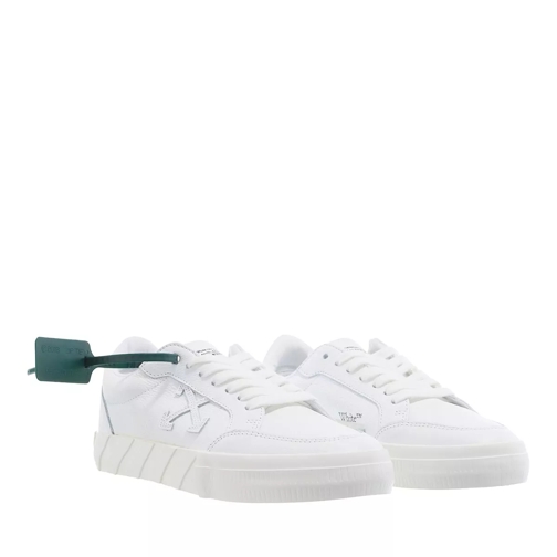 Off-White Low Vulcanized Leather White White låg sneaker