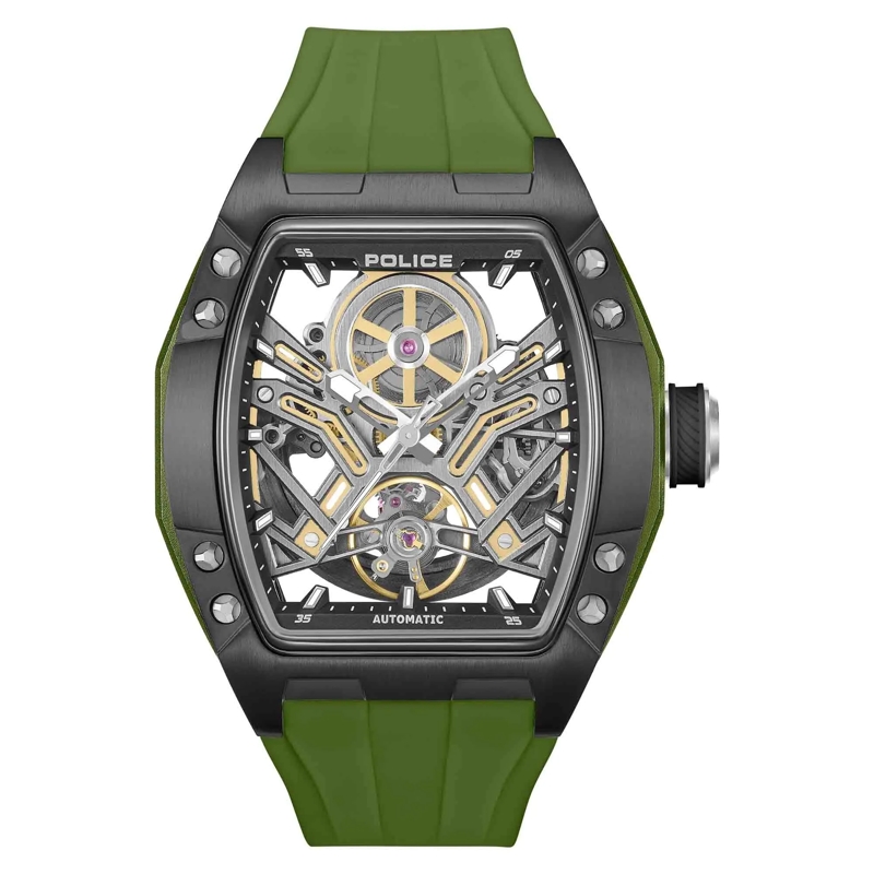 Police Automatikuhr Automatikuhr Tampa grün