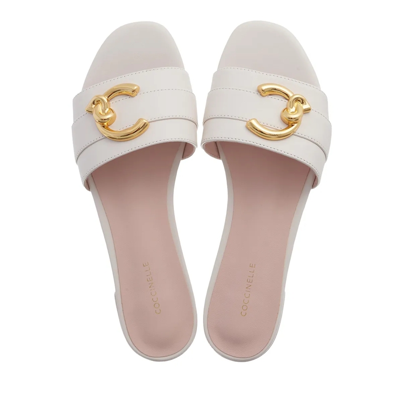 Coccinelle Claquettes Coccinelle C-Me Smooth Blanco(Image 5)