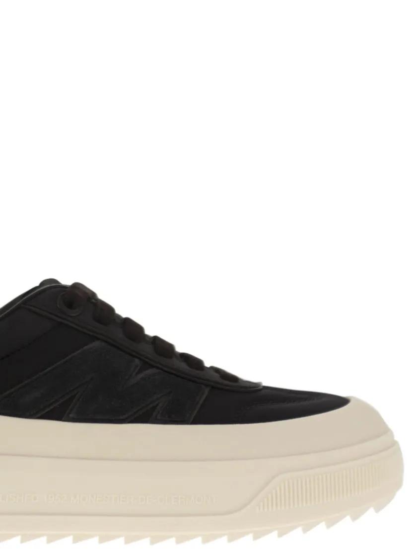 Thumbnail - Moncler Low-Top Sneaker - Nubuck And Suede Black Altive Trainers - Gr. 38 (EU) - in Schwarz - für Damen