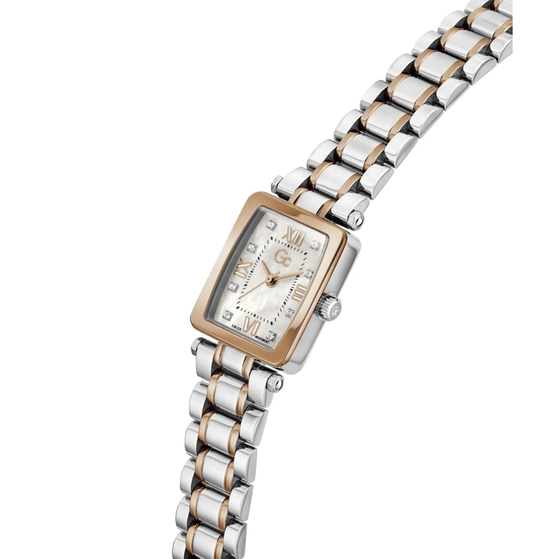 GC Quarzuhr Quarz-Analoguhr Gc Plaza Mini silber(Image 4)