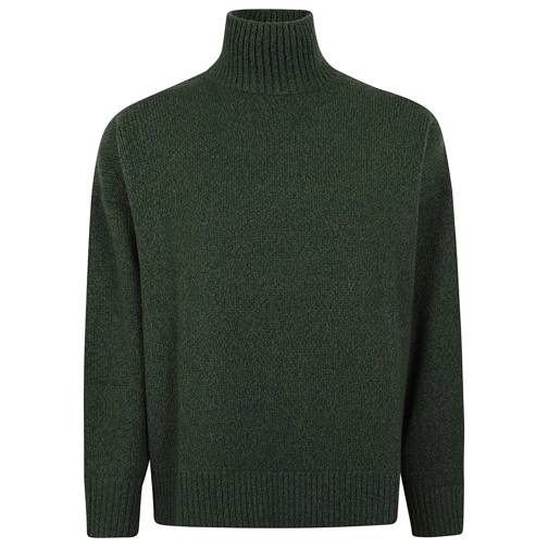 Victoria Beckham Rollkragenpullover Convertible Turtle Neck Jumper Green