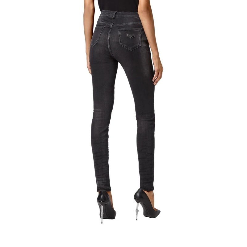 Philipp Plein Skinny-Leg-Jeans Jeggings grau(Image 4)