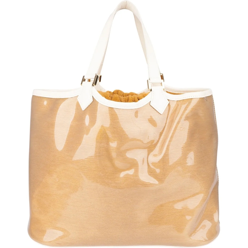 Louis Vuitton Tote Louis Vuitton Transparent Epi Plage Lagoon Bay Han weiß