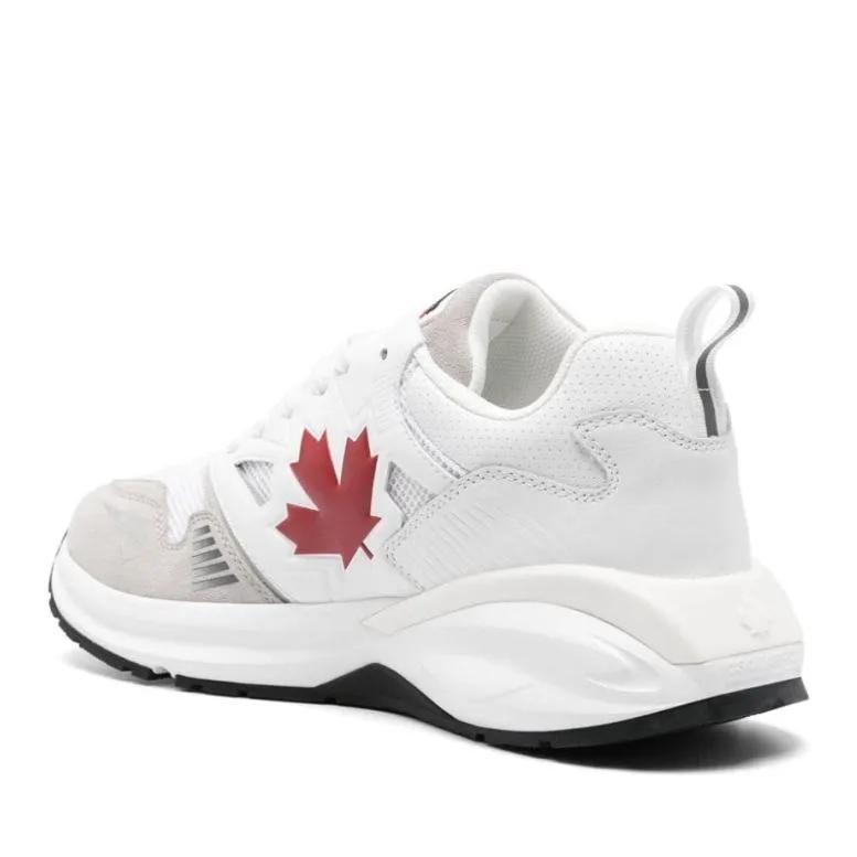 Thumbnail - Dsquared2 Low-Top Sneaker - Dash Logo Lace-up Sneakers - Gr. 43 (EU) - in Weiß - für Damen