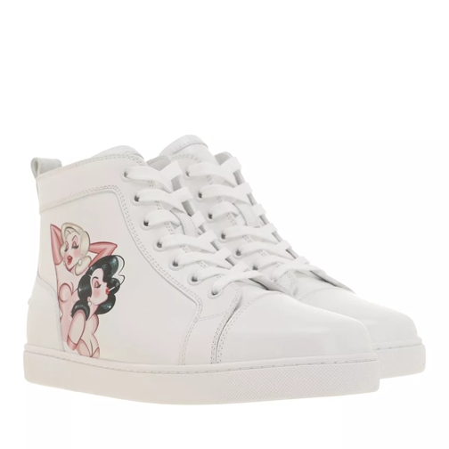 Christian Louboutin Loupin Up Sneakers White Multicolor High-Top Sneaker