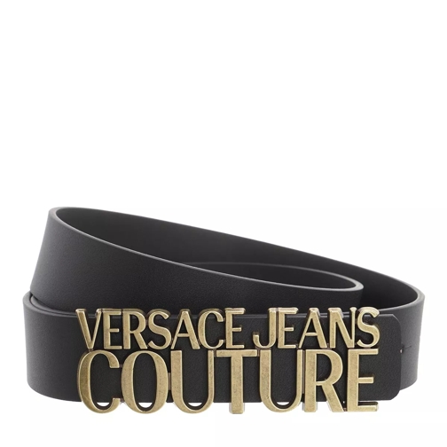 Versace Jeans Couture Belt Black Leather Belt