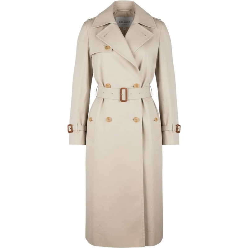 Burberry Trenchcoat Burberry Beige Cotton Trenchcoat (38) beige