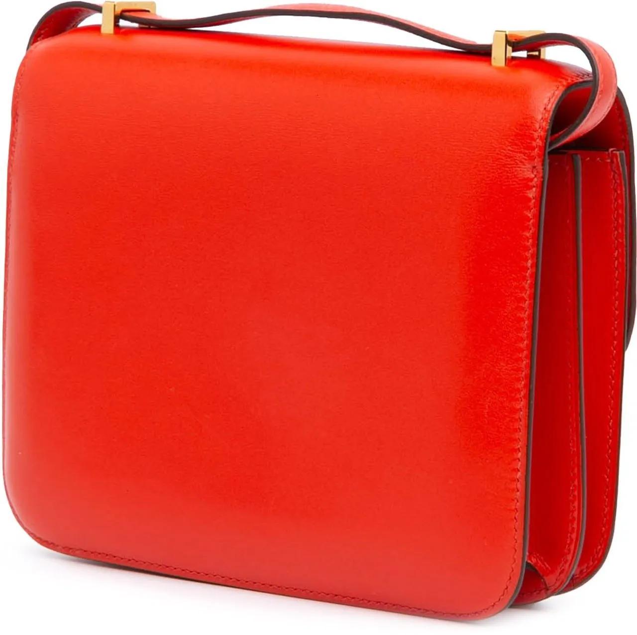 Thumbnail - Hermès Hobo Bags - 2019 Mini Tadelakt Constance 18 - Gr. unisize - in Rot - für Damen