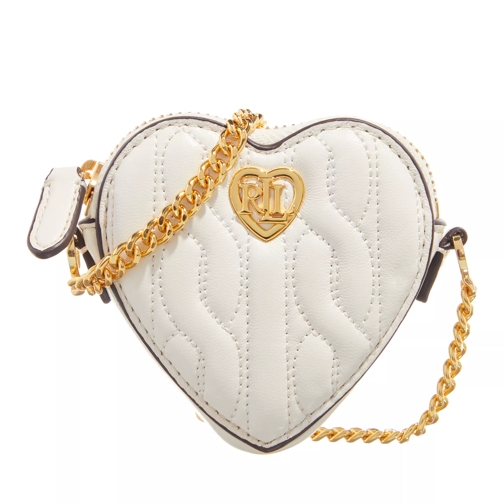 Lauren Ralph Lauren Mini Heart Pouch Small Vanilla Crossbody Bag