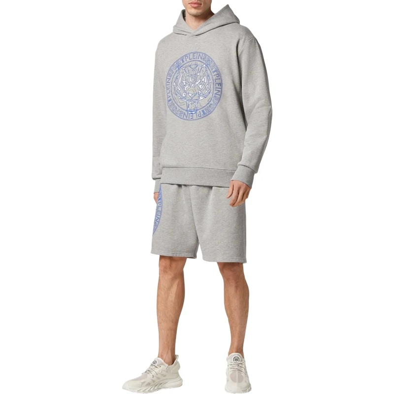 Plein Sport Top Hoodie Tiger grau(Image 4)