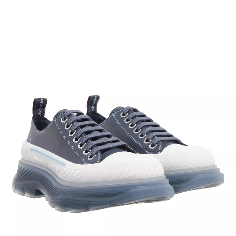 Alexander McQueen Low-Top-Sneaker Tread Slick Boot Antique Silver