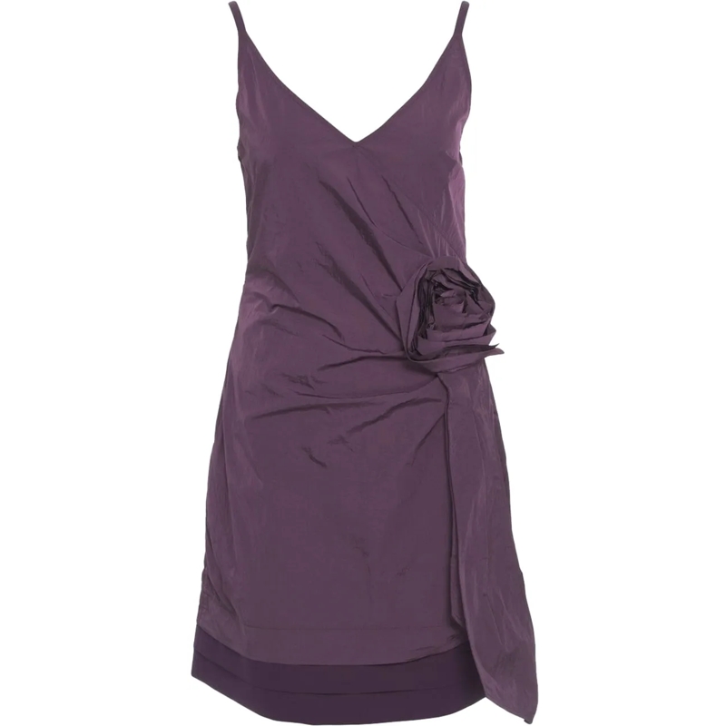 Baum Und Pferdgarten Robe midi Mini dress with flower detail 'Andria' lila