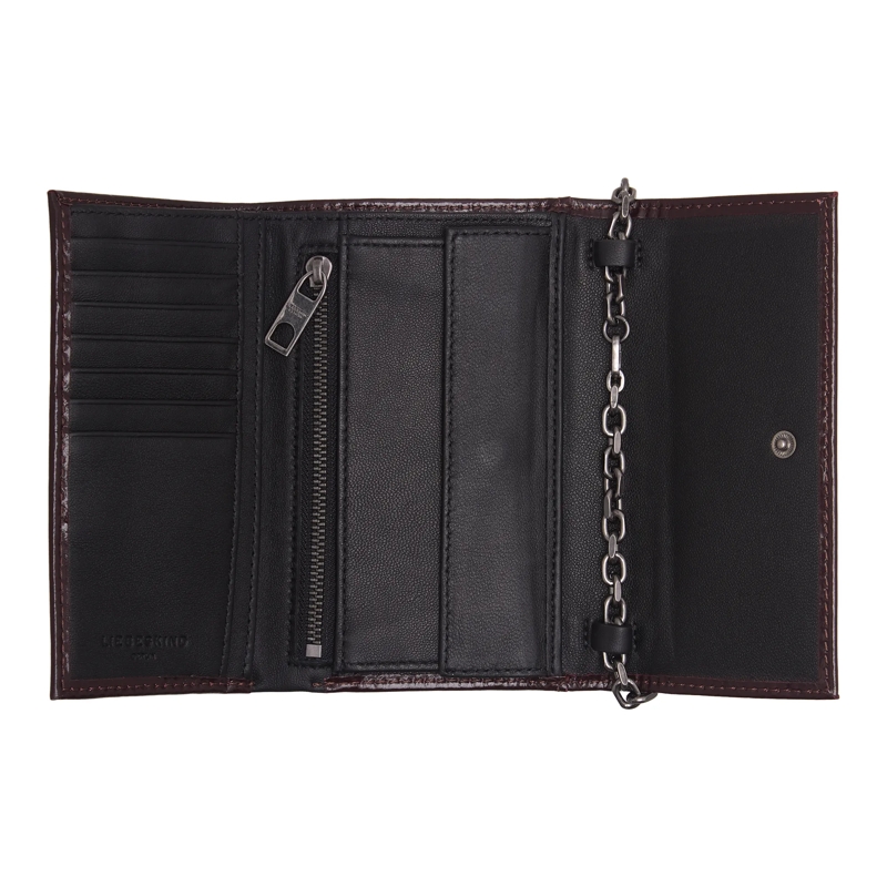 Liebeskind Berlin Wallet On A Chain Malia Wallet L Lack Distressed Burgundy(Image 5)