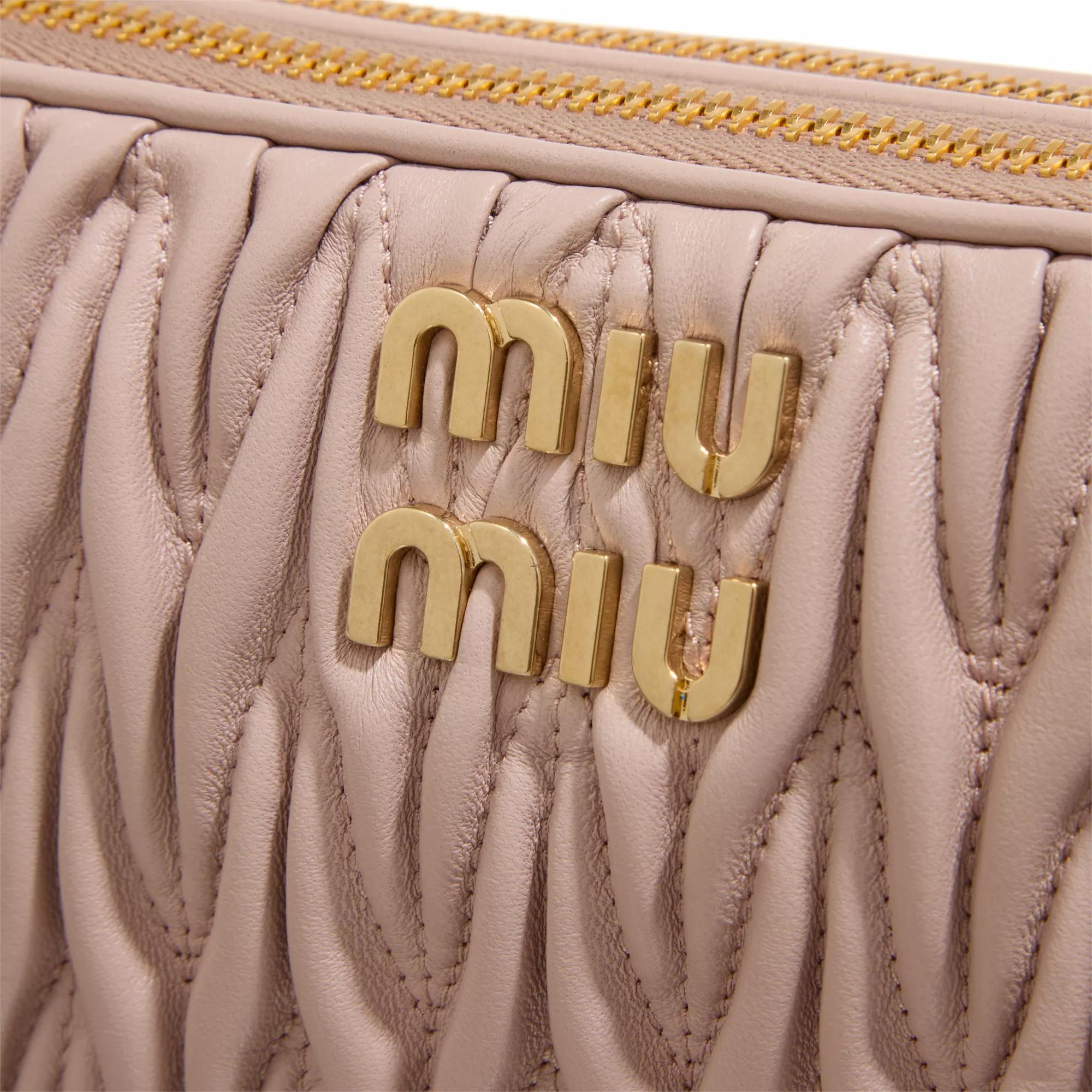 Miu Crossbody bags Shoulder Bag in poeder roze