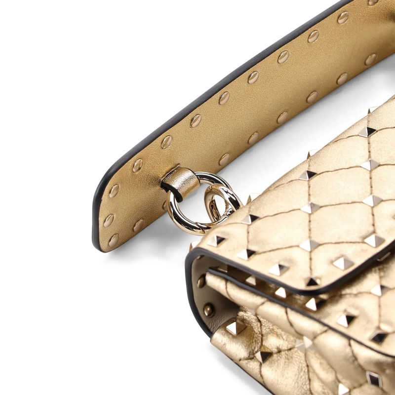 Valentino Garavani Crossbody Bag Tasche mit Nieten gelb(Image 5)