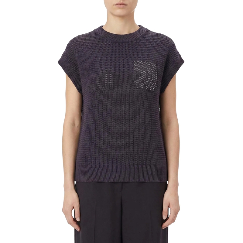 Peserico T-shirt Shirt aus Strick braun(Image 7)