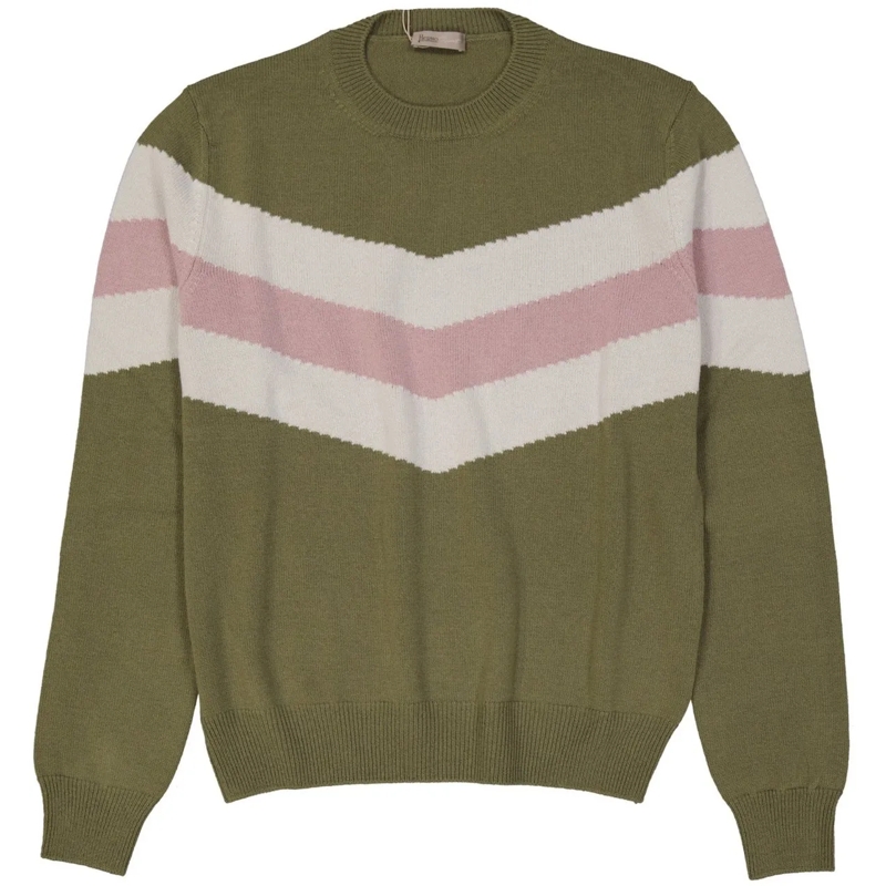 Herno T-Shirt HERNO Wool Sweater grün