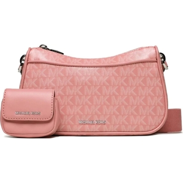 Michael Kors Jet Set Monogram Crossbody Bag rose Fourre tout