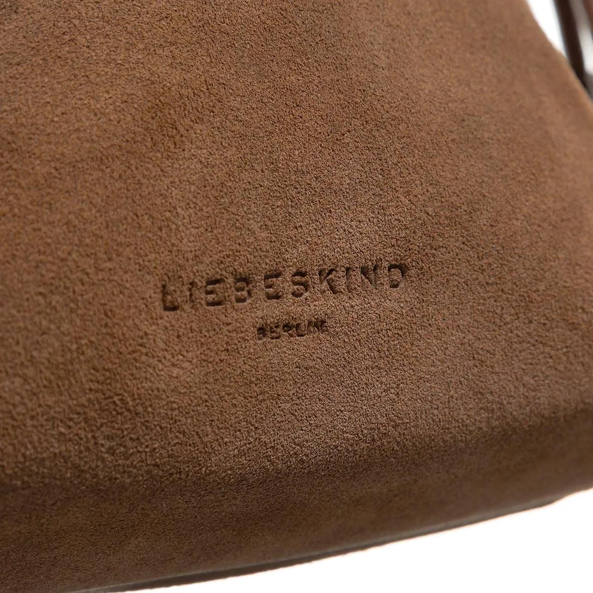 Thumbnail - Liebeskind Berlin Crossbody Bags - Lya Hydro Suede Hobo Bag S - Gr. unisize - in Braun - für Damen