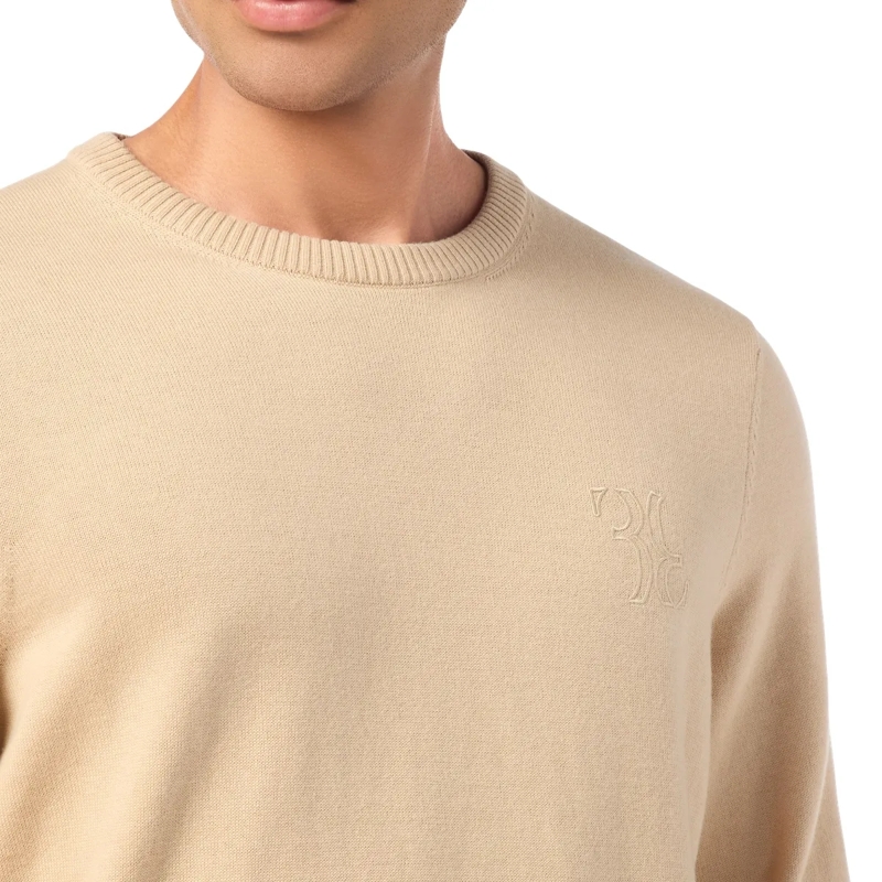 BILLIONAIRE  Pullover Rundhalsausschnitt Ls Love beige(Image 4)