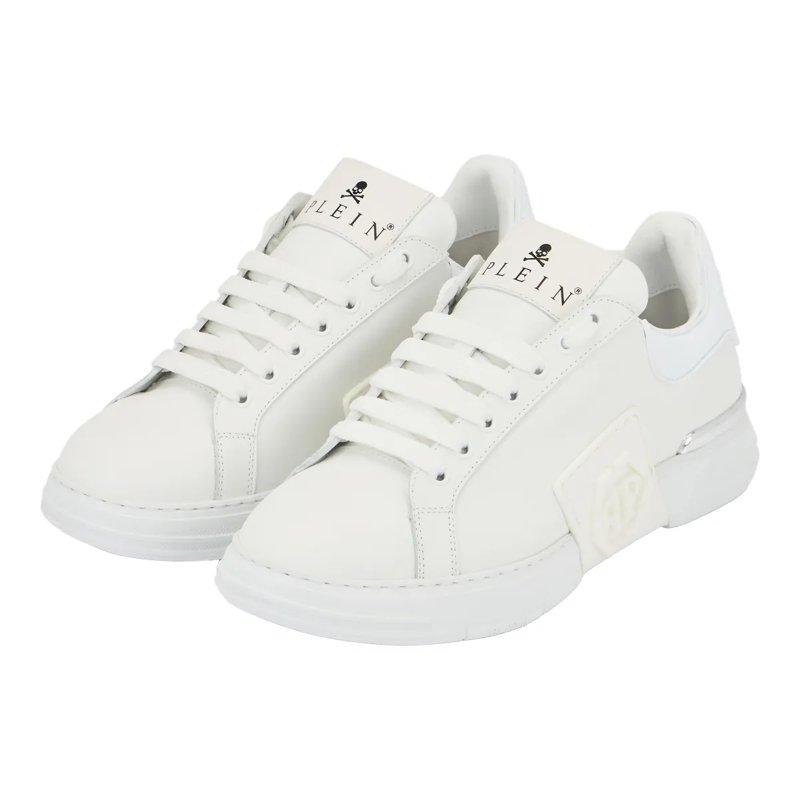 Philipp Plein Low-Top-Sneaker Low-Top Sneakers Phantom Kick$ weiss