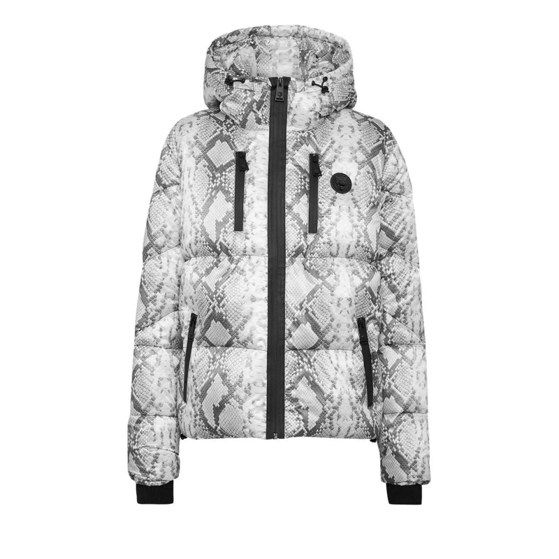 Plein Sport Übergangsjacke Jacke Python grau