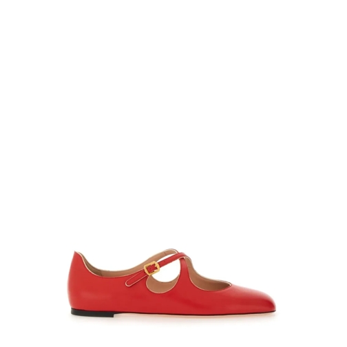 Bally Sandale "Beliska" Sandals Red