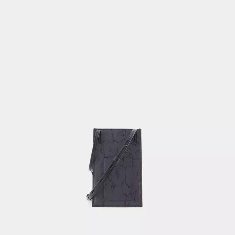 Thumbnail - Alexander McQueen Pochettes - The Phone Holder Crossbody - Nylon - Black - Gr. unisize - in Schwarz - für Damen