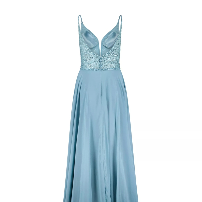 SWING  Cocktailkleid mit Paillettenbesatz 47702225486170 Blau (Image 4)