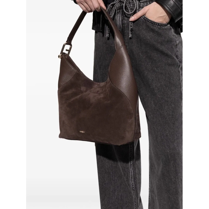 Furla Hobo Bag Furla Lara M Hobo Toni Espresso(Image 3)