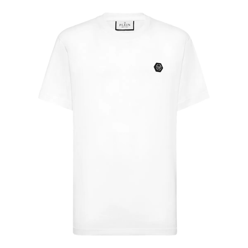 Philipp Plein T-Shirt T-Shirt Skull&Bones weiss