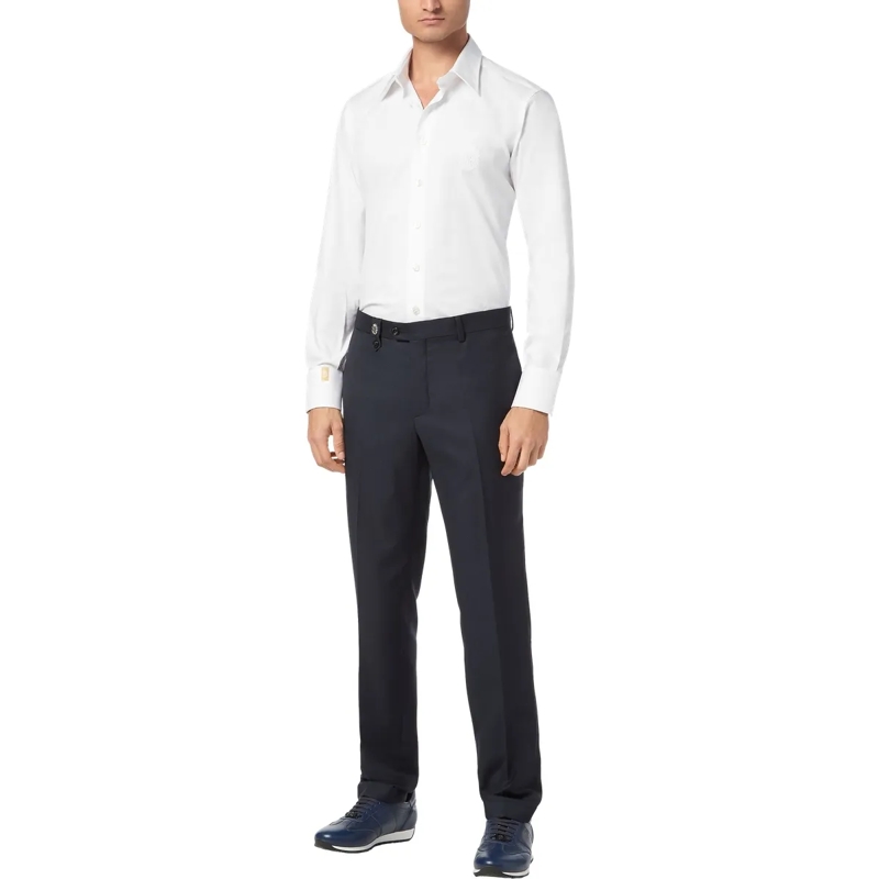 BILLIONAIRE Hose Lange Hose Chinos Fit dunkel-blau(Image 3)