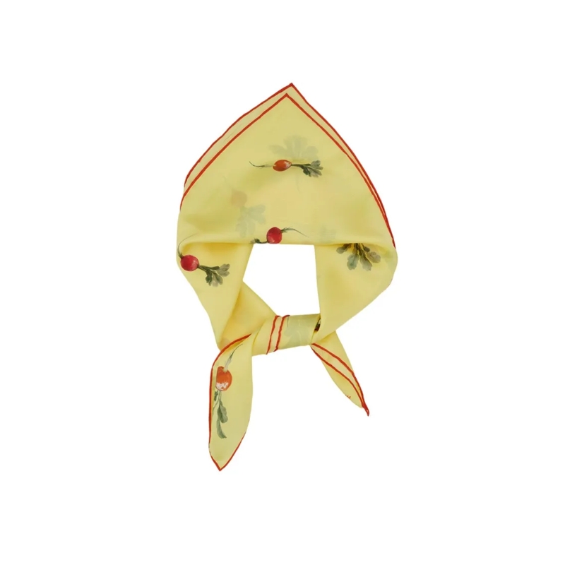Jacquemus Écharpe légère Le Foulard Radis Yellow