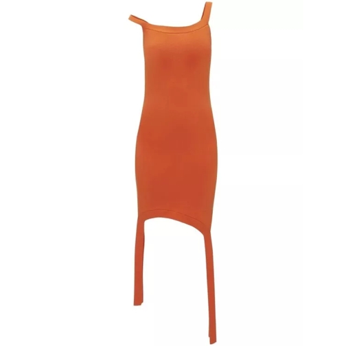 J.W.Anderson Deconstructed Orange Mini Dress Orange 