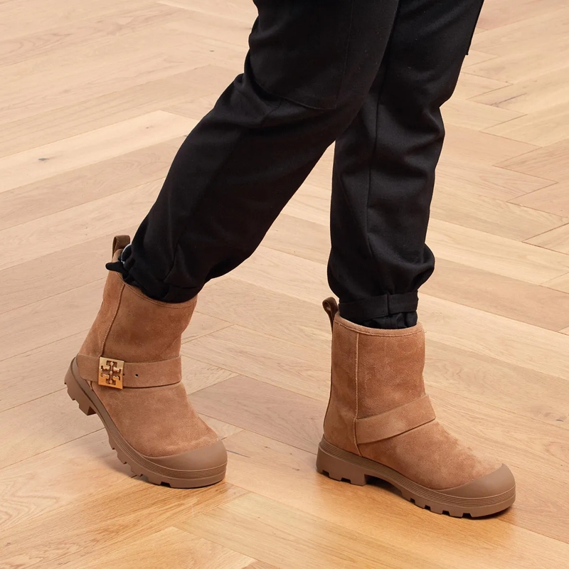 Tory Burch Stiefeletten Mellow Shearling Boot Light Chestnut / Gold(Image 2)