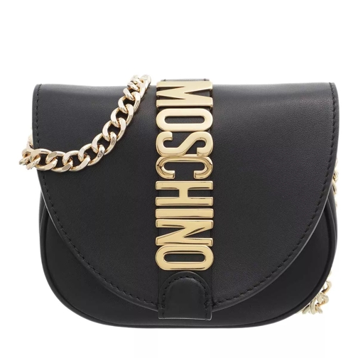 Moschino Moschino Belt Mini Shoulder Bag Black Crossbody Bag