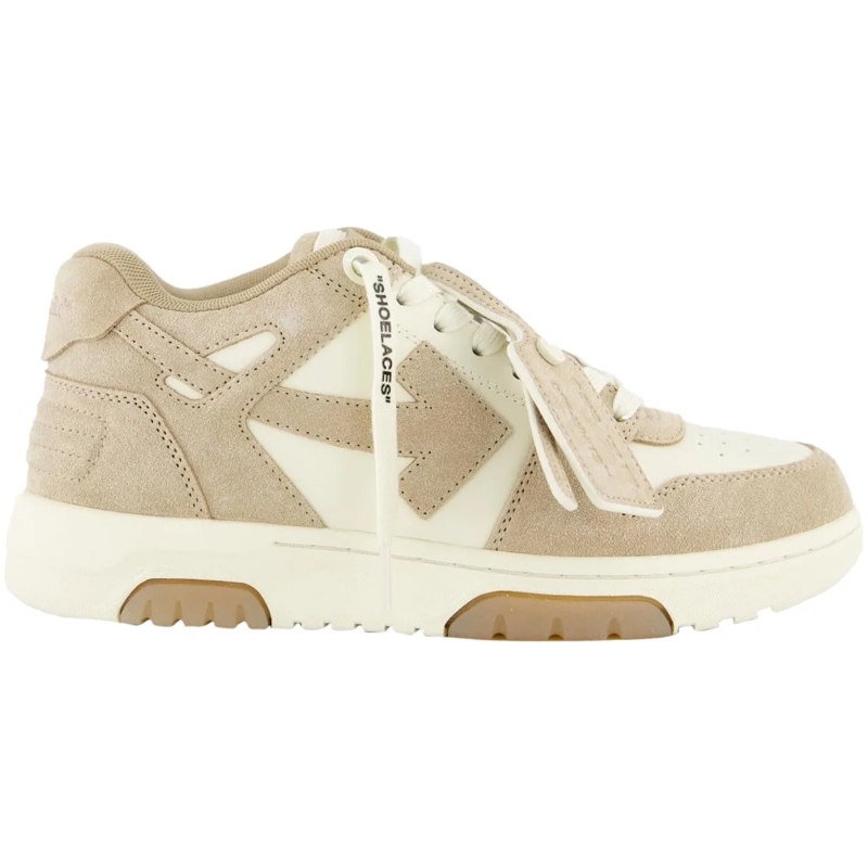 Off-White Low-Top-Sneaker Dames Out Of Office Sneaker beige