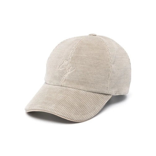 Eleventy Hut Logo-Embroidered Hat Grey