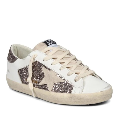 Golden Goose Super Star Glitter Sneakers White Low-Top Sneaker