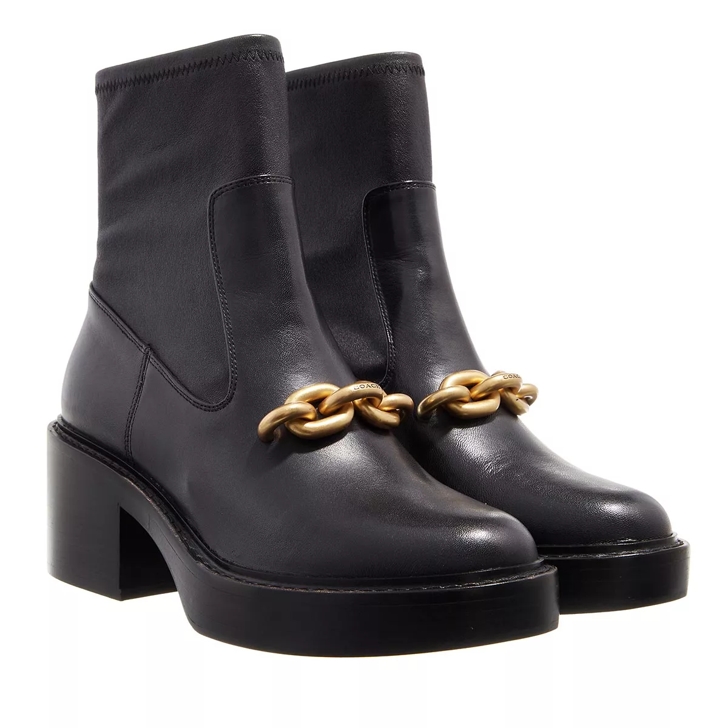 Coach hot sale black bootie