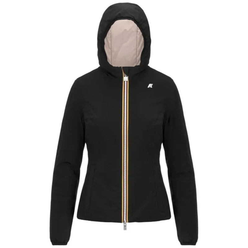 K-Way Overgangsjas Reversible Slim Fit Jacket With Waterproof And Win Black