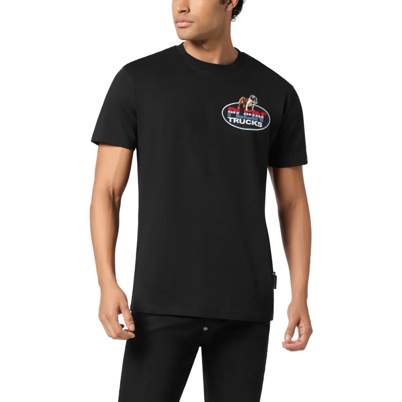 Philipp Plein T-Shirt T-Shirt Rundhalsausschnitt Ss Bulldog schwarz(Image 3)