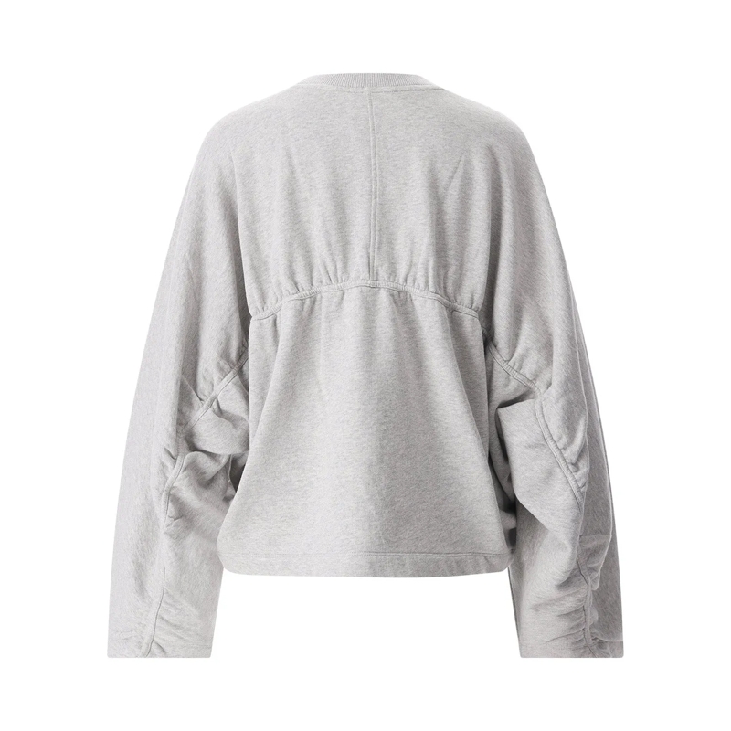 Closed Pullover Sweatshirt mit Raffung grau(Image 2)
