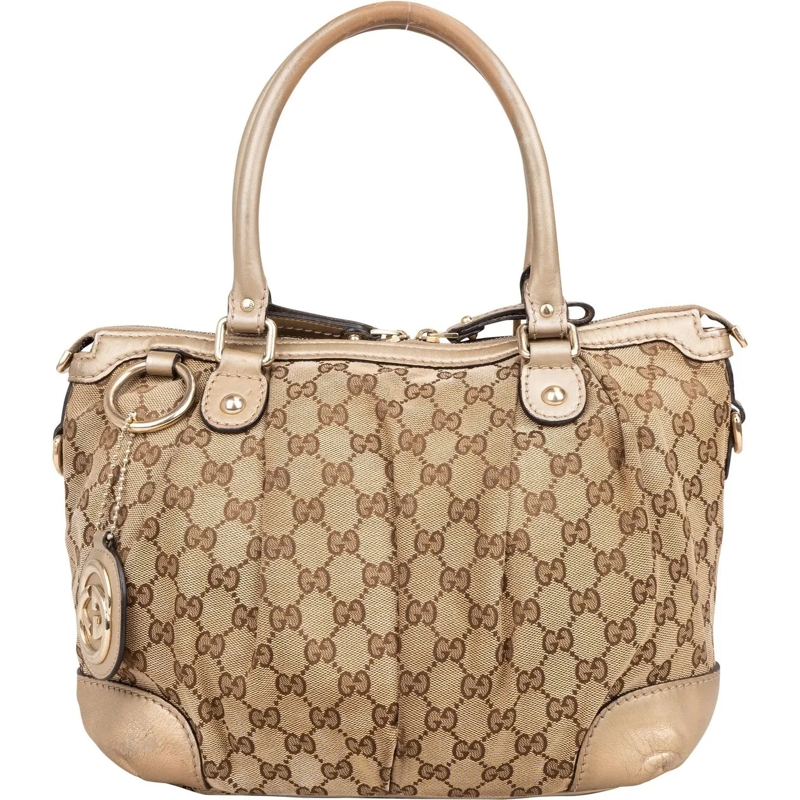 Gucci Tote Gucci GG Monogram Sukey Handbag braun