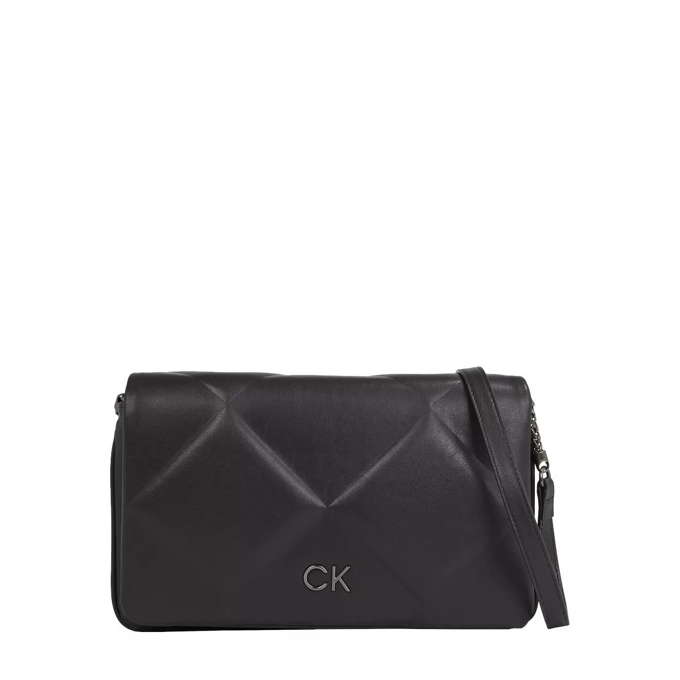 Calvin Klein Crossbody Bags - Calvin Klein Re-Lock damen Umhängetasche Schwarz K - Gr. unisize - in Schwarz - für Damen